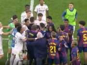 Sherr pas El Clasicos mes Realit dhe Barcelonës, ndërhyn edhe policia (VIDEO)