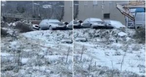 Bulqiza përfshihet nga reshjet e dëborës, disa fshatra mbeten pa energji elektrike