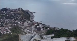 Rama ndan momente nga kantieri i unazës së Durrësit, projekt për zhvillimin e zonës
