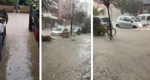 Reshjet e shiut përmbytin Vlorën, votuesit nuk shkojne ne qendrat e votimit