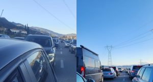 Trafik i rënduar në Elbasan, bllokohet qarkullimi drejt juglindjes