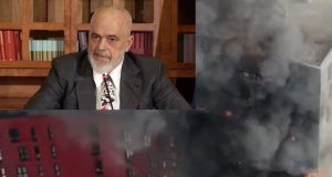 Zjarrit te “Arlis” reagon Rama: Ndërtesa do rindërtohet nga ndërtuesi, thirrje për sigurimin e banesave