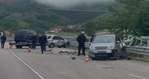 Aksident në aksin Korçë–Pogradec, dy të plagosur jashtë rrezikut për jetën