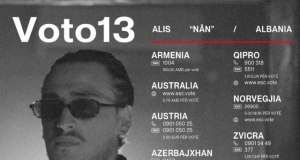 Rama thirrje për vota për Alis në Eurovision 2026: Mbështesni Shqipërinë me numrin 13