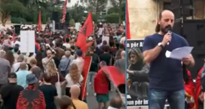 Dritan Goxhaj lexon 5 kërkesat e protestës në ditën e 23-të: Dorëheqja e Ramës dhe qeveri teknike