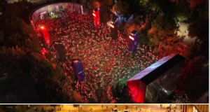 Rama publikon foto nga Tirana: Protesta para Kryeministrisë dhe tifozët në Sheshin “Skënderbej”, “Kjo osht Tirona jon, Tirona kontradiktës”
