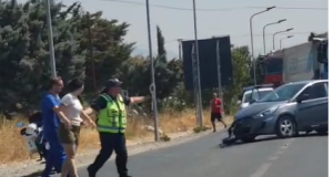 Aksident në Milot-Lezhë, kamioni përplaset me një makinë te kryqëzimi i Rriles