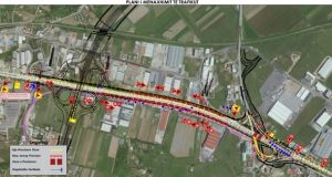Bllokohet autostrada Tiranë–Durrës për 3 net/ Ja kur nis devijimi dhe rrugët alternative