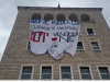 “Jo dhunës ndaj studentëve”, hapet banderola në Universitetin e Tiranës