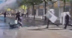 VIDEOT E DHUNËS NË PROTESTË/ Pezullohen 2 policë në Tiranë, nis hetimi disiplinor