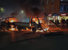 KAOS NË TIRANË/ Skënder Hita bën sehir mes flakëve dhe shkatërrimit